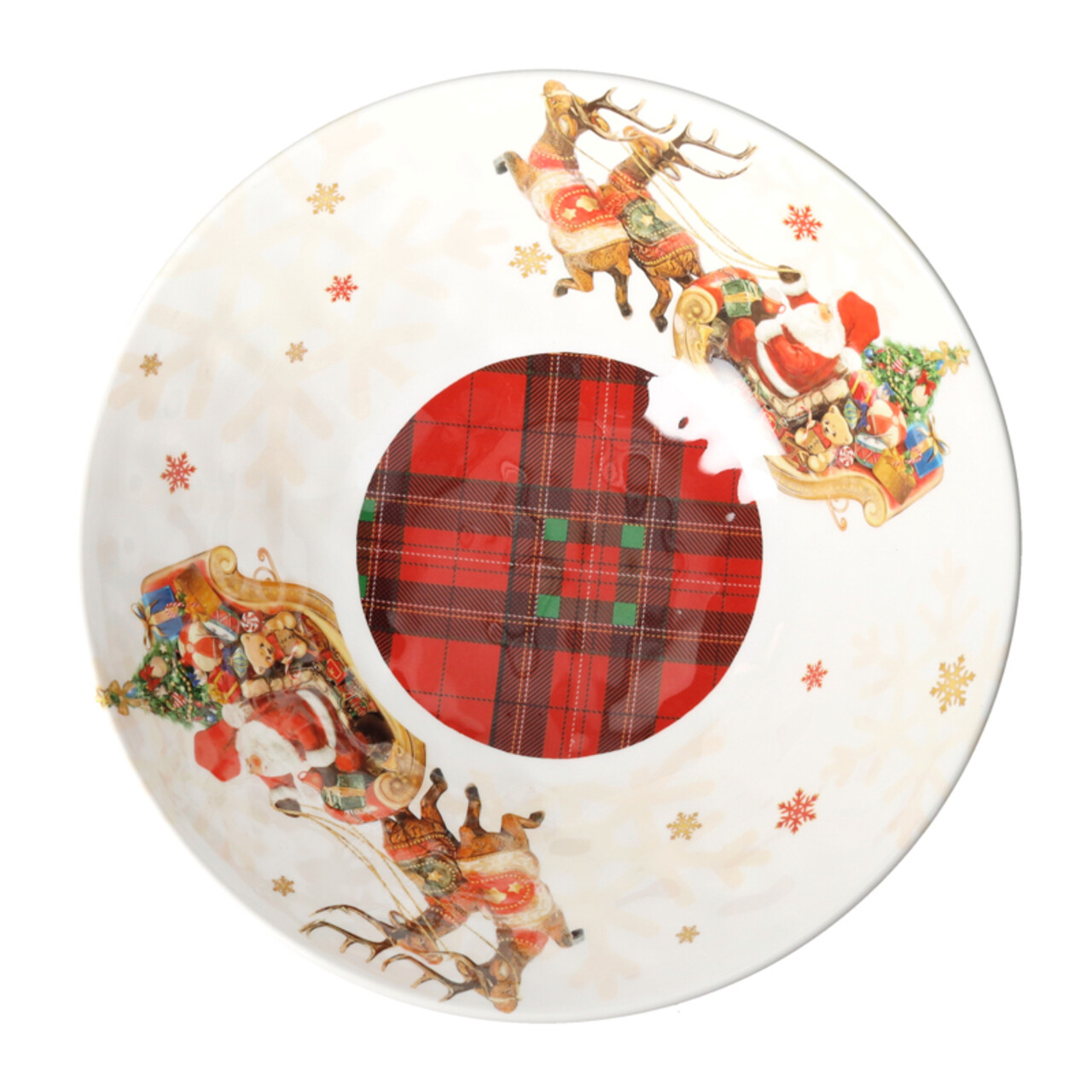 Platou servire, Christmas, Brandani, 27.5x9 cm, melamina - imagine 4